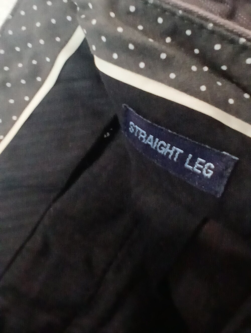 Gap Pinstripe Straight Leg Trousers Size 12 Tall Office Business Career Staple - Picture 5 of 6